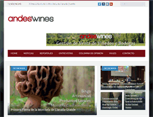 Tablet Screenshot of andeswines.com